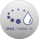 IP55 / NEMA 12